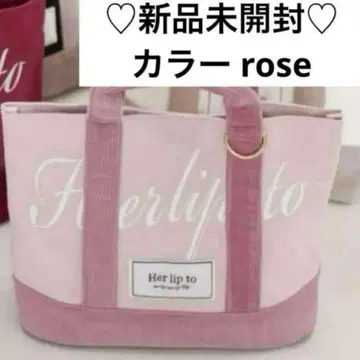 미개봉 새상품 루미네 한정판 토트백 핸드백 rose
