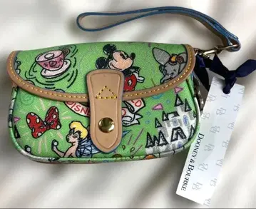 택 포함 미사용 새상품 Dooney & Bourke 디즈니 파우치 그린
