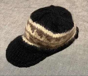 캐나다제 HAND KNIT canadan sweater 니트캡