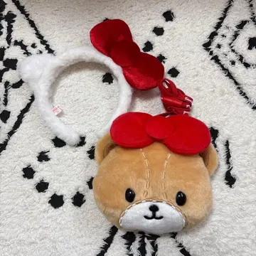 산리오 퓨로랜드 머리띠 미니백 타이니참 키티