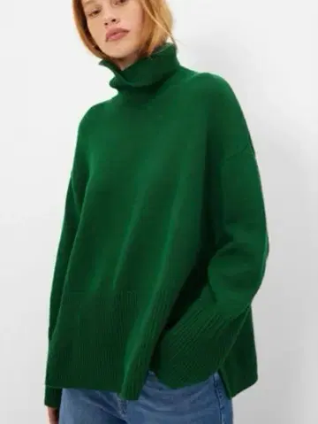 새상품/GAP 터틀넥 니트/오버 사이즈