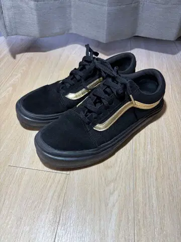 VANS 올드스쿨 라이트 BLACK/BLK/GOLD