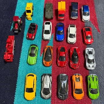 미니카 세트 다색 22대