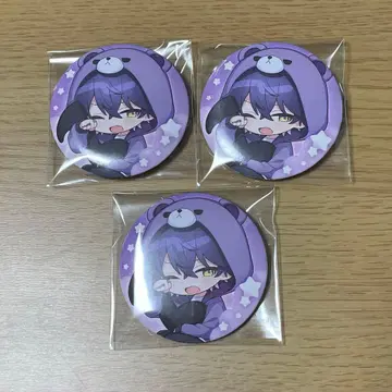 시쿠포니 이루마 네무네무 캔 배지 3개