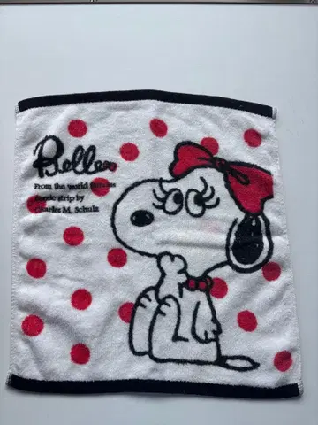 스누피 벨짱 산리오 타월 손수건 피넛 리본 헤이세이 레트로