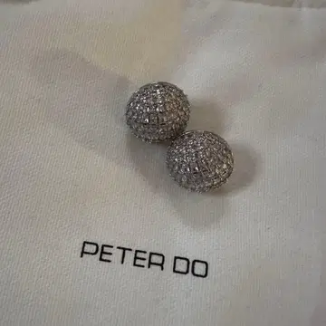 피터 두 PETER DO 크리스탈 라운드형 귀걸이