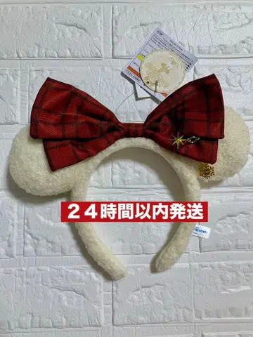 택 포함 새상품 Xmas 미니 머리띠 디즈니 크리스마스 2025
