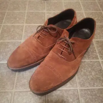 HILTON 브라운 스웨이드 비즈니스 슈즈 가죽 신발