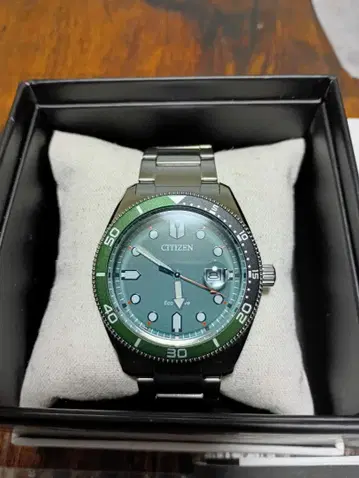 새상품급 CITIZEN 에코 드라이브 해외 모델 다이버 워치