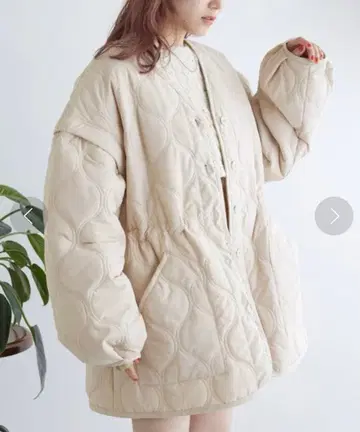 wcloset [ 2WAY ] 표주박 퀼팅 자켓