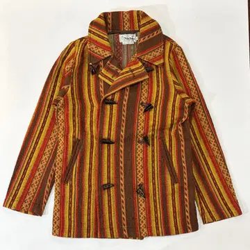 니치. 니치 아르헨티나 러그 피 코트 토글 버튼 일본제 M