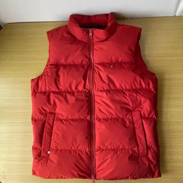 [ Tommy Hilfiger / 타미힐피거 ] 다운 베스트 레드 M