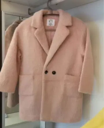 보아 코트 핑크 / 더블