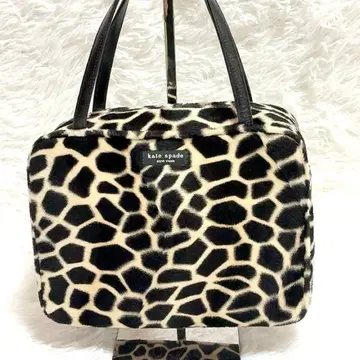 새상품급 kate spade 케이트 스페이드 핸드백 레오파드 지라프 패턴