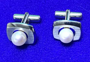 실버 펄 커프 링크스