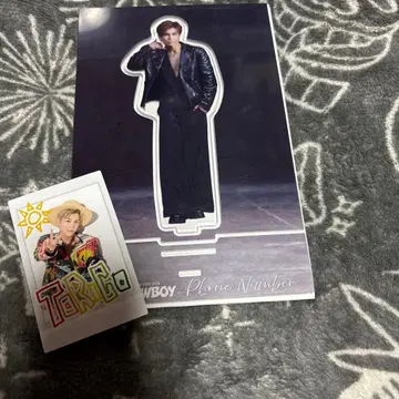 이와타 타카노리 아크릴 스탠드 스티커 카드