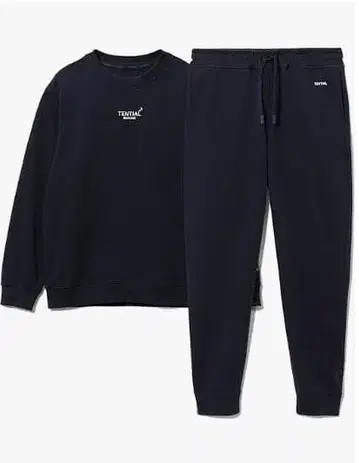 TENTIAL BAKUNE 맨투맨 상하의 세트 크루넥 우먼 M