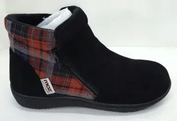 moz 모즈 블랙 스웨이드풍 더블 지퍼 부츠 미사용 L 사이즈