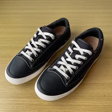 [Clarks / 클락스 ] 가죽 캔버스 콤비 스니커즈 23.5cm