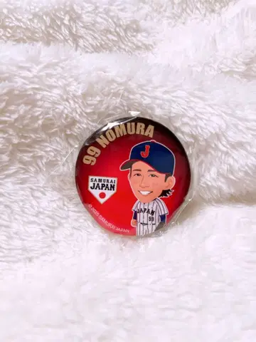 사무라이 재팬 2025 노무라 유 선수 캔뱃지