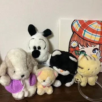 봉제 인형 타월 걸이 레트로