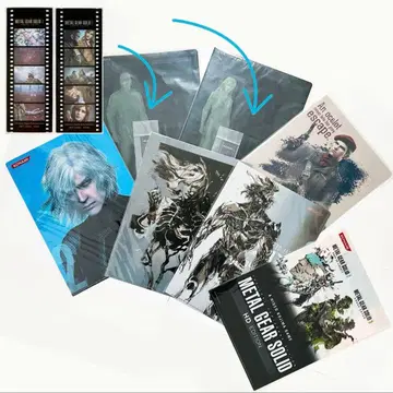 메탈기어 솔리드 클리어 파일 세트