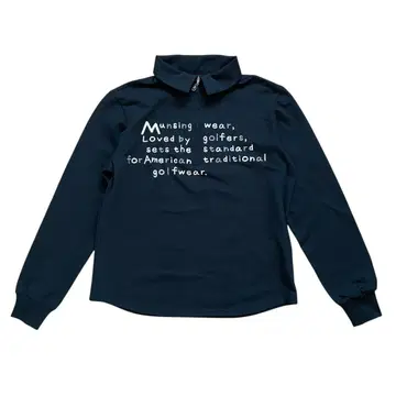 [ 새상품급 ] Munsingwear 하프 지퍼 피케 셔츠 여성용