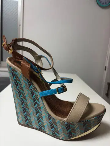 Viamarte 웨지 샌들 39