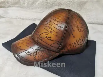 Miskeen 브라운 손글씨풍 캡 조정 가능