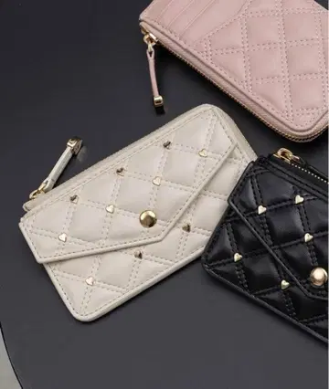 RANDA 하트 부품 퀼팅 프래그먼트 케이스 아이보리