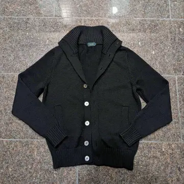 자노네 블랙 가디건 크루치아니 존스메들리