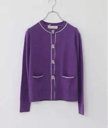 미사용 새상품 MARILYN MOON 파라다이스 코튼 캐시미어 가디건