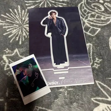 이와타 타카노리 아크릴 스탠드 스티커 카드