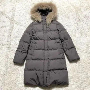 새상품급 퀸즈 코트 다운 자켓 퍼 M