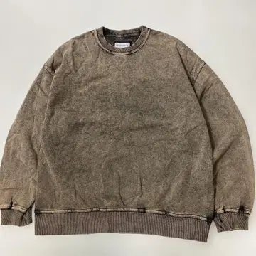 새상품급 MAISON SPECIAL 케미컬 오버다이 헤비 웨이트 맨투맨