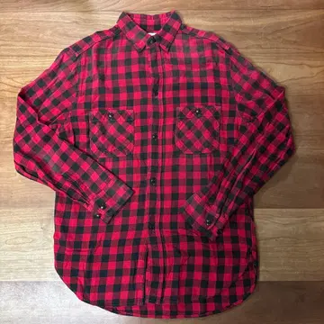 [DENIMU DUNGAREE] 체크 플란넬 셔츠