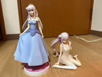 애니메이션 캐릭터 에밀리아 피규어 세트