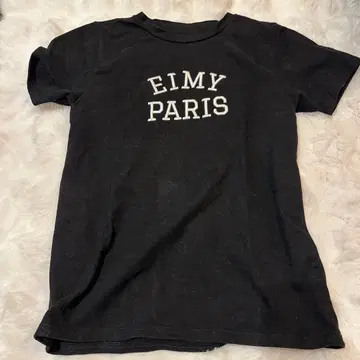 EIMY PARIS 블랙 반팔 T셔츠