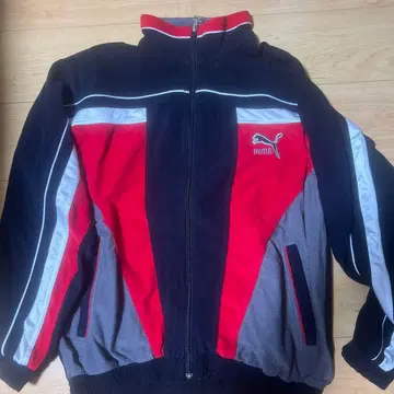 PUMA 저지 네이비/레드 S