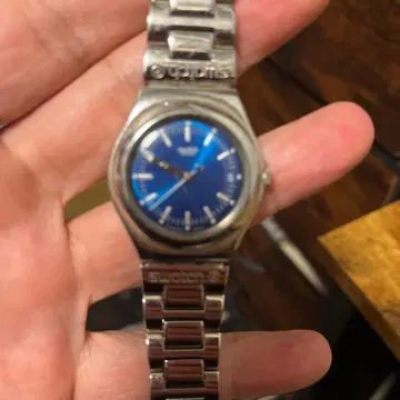 Swatch 쿼츠 손목시계 파랑