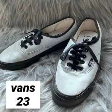레어 23cm VANS 아나하임 컬렉션 그레이 스웨이드 스니커즈