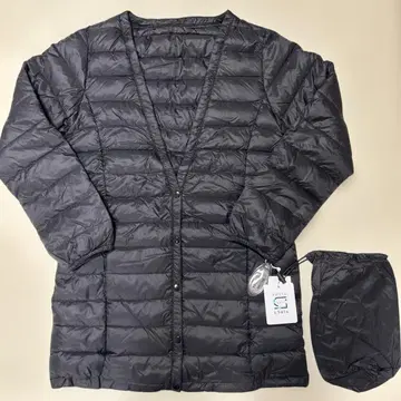 이너 다운 퀼팅 자켓 블랙 38