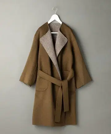 6(ROKU)REVER SEWING GOWN COAT/리버 가운 코트
