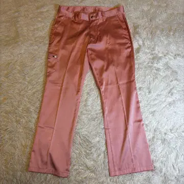 [새상품급] adidas 아디다스 골프 팬츠 사이즈 82 새틴 광택 핑크