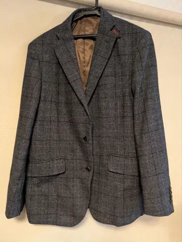 Wilkes Bashford 체크 무늬 테일러드 자켓