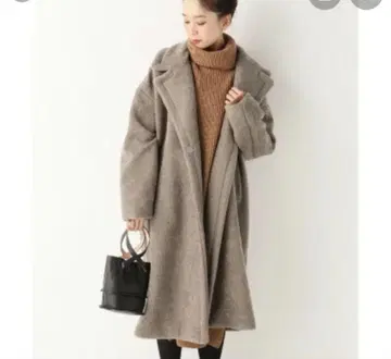 저널 스탠다드 보아 빅 칼라 코트