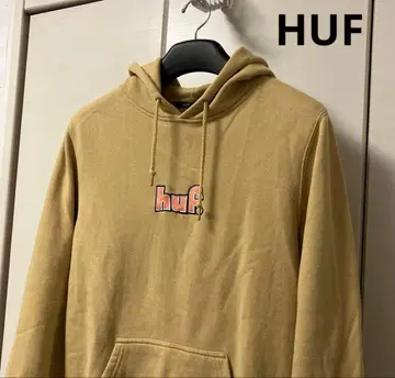 HUF 하프 가슴 로고 후드티 풀오버 남성용 M