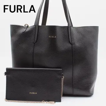 [ 새상품급 ] FURLA 토트백 비즈니스 토트 가죽 대용량 블랙