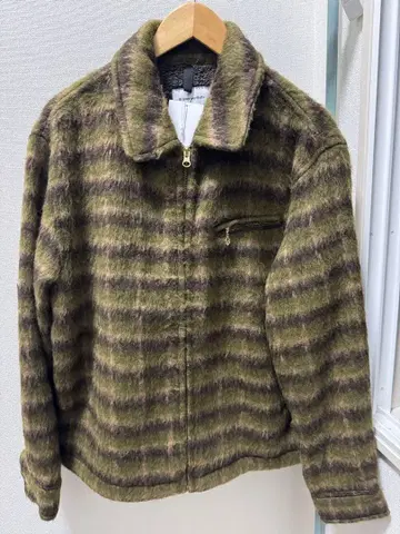 thisisneverthat 스트라이프 플리스 자켓 M