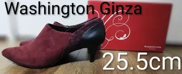 Washington Ginza 와인 레드 부티 25.5cm